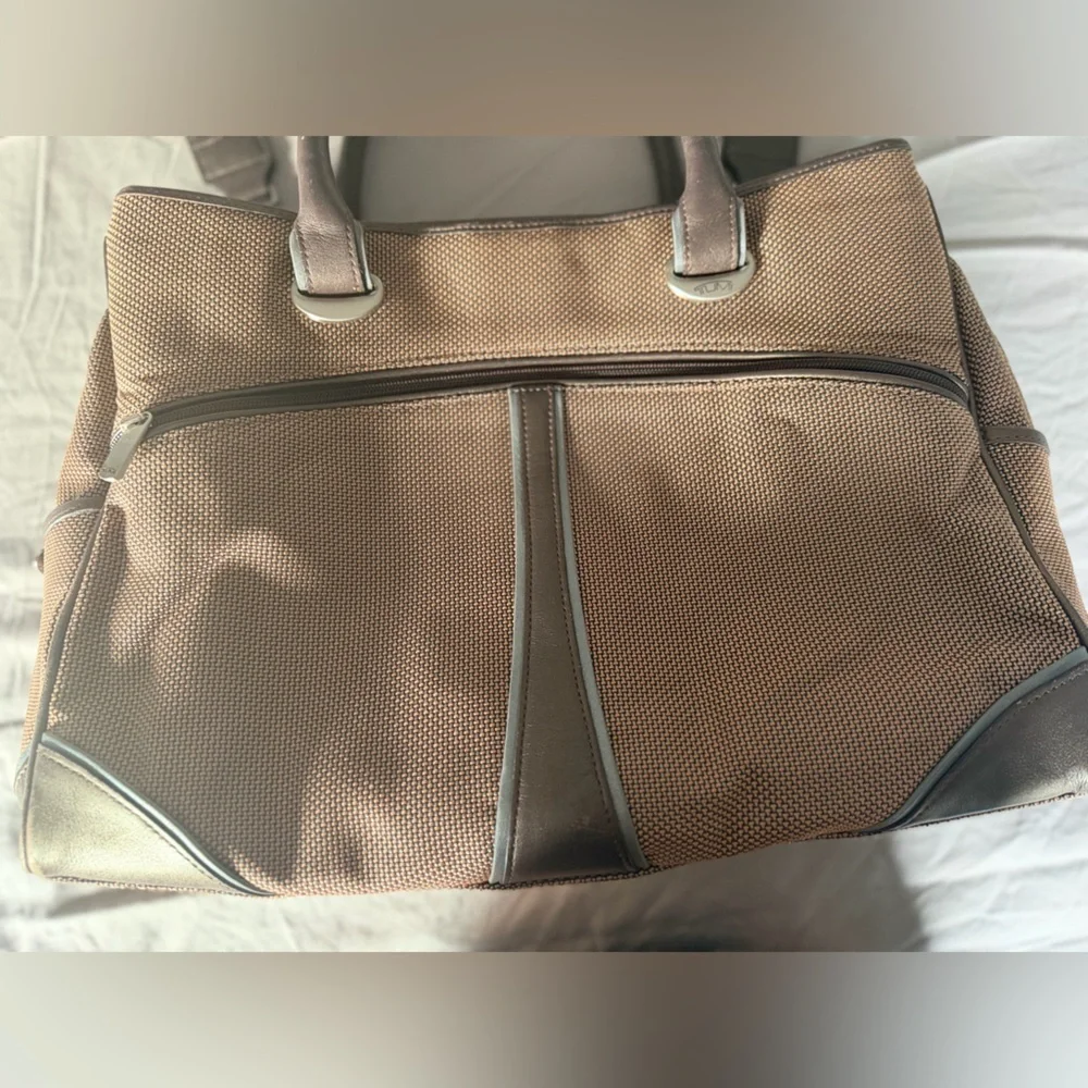 Tumi Brown and Black Men's Briefcase